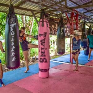 Training @ Sitjemam Muay Thai Camp, Pai, Northern Thailand.