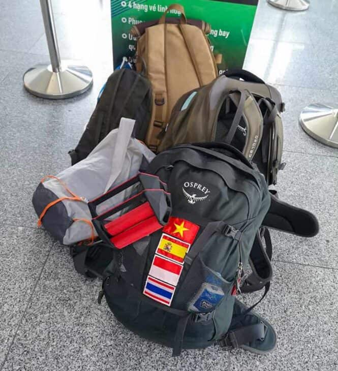 Osprey Farpoint in an airport