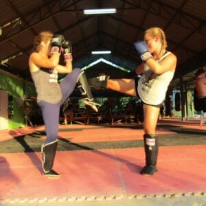 Training at Honour Muay Thai