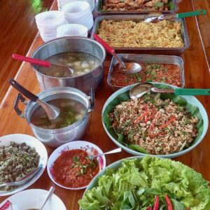 Lunch on the Mekong Slow Boat