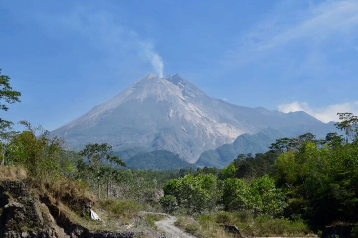 Mount Merapi Near Yogyakarta