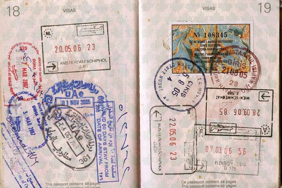 Passport-stamps-visas